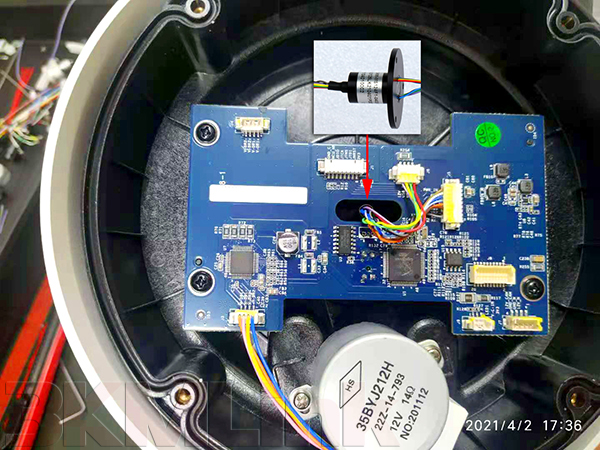 导电滑环在安防监控高速球型摄像机上的应用案例